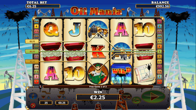Игровой интерфейс Oil Mania 3